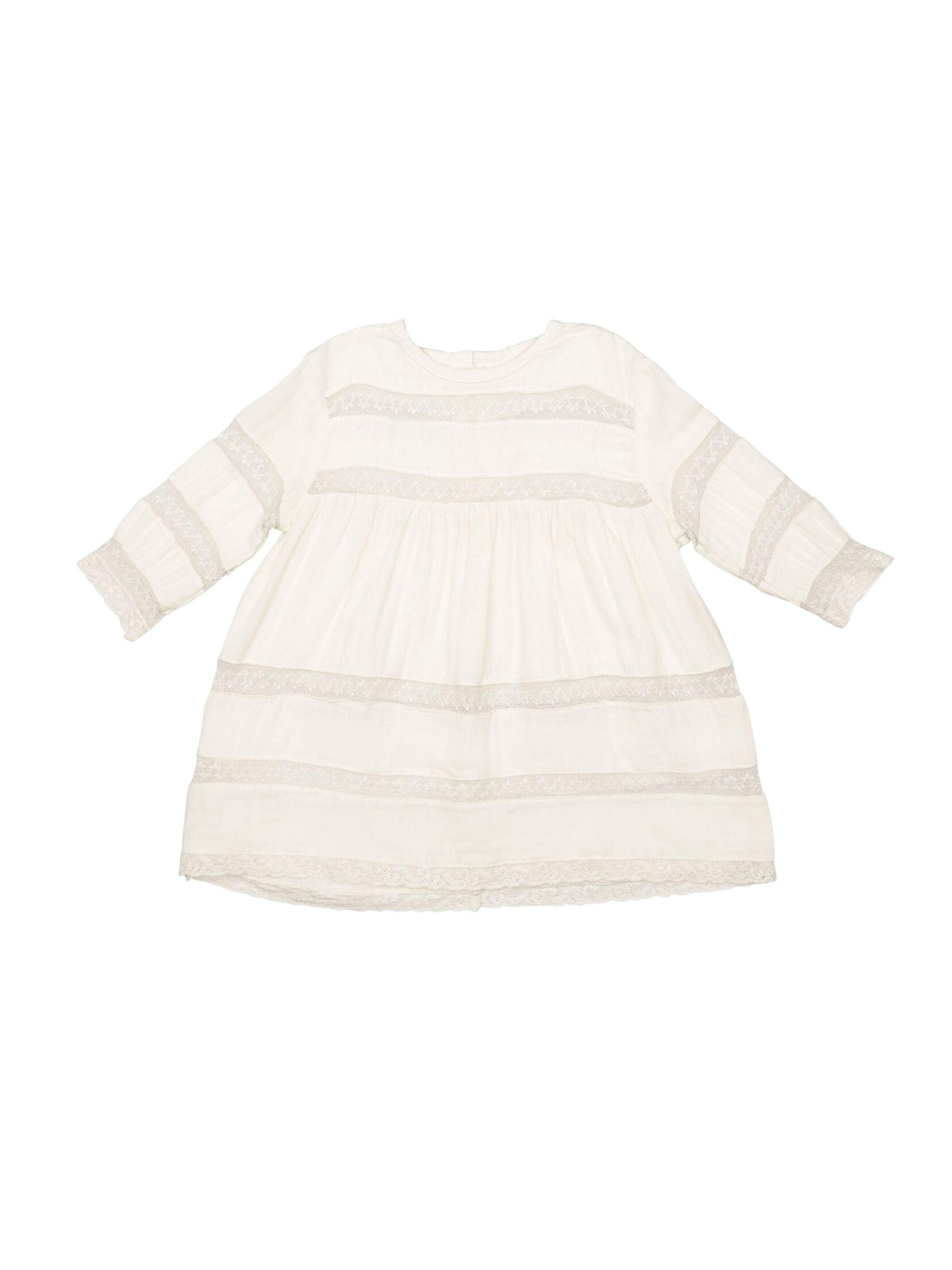 Olga Vintage Dress, White