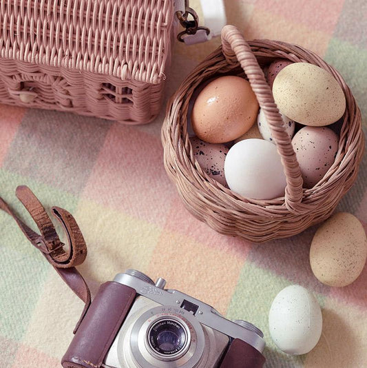 Olli Ella, Rattan Berry Basket, Natural