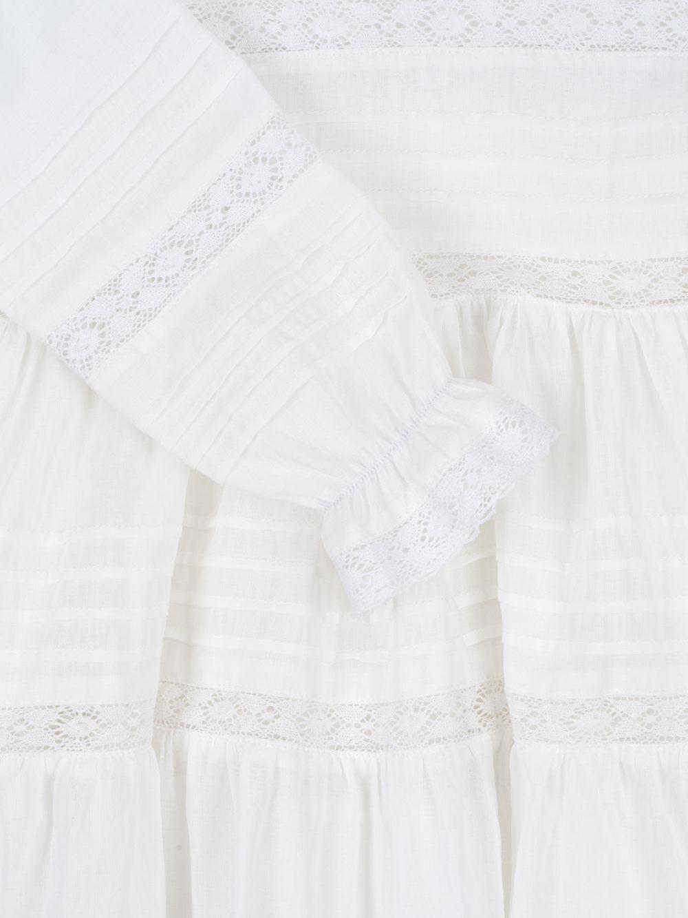 Orchid Dress, White, Organic