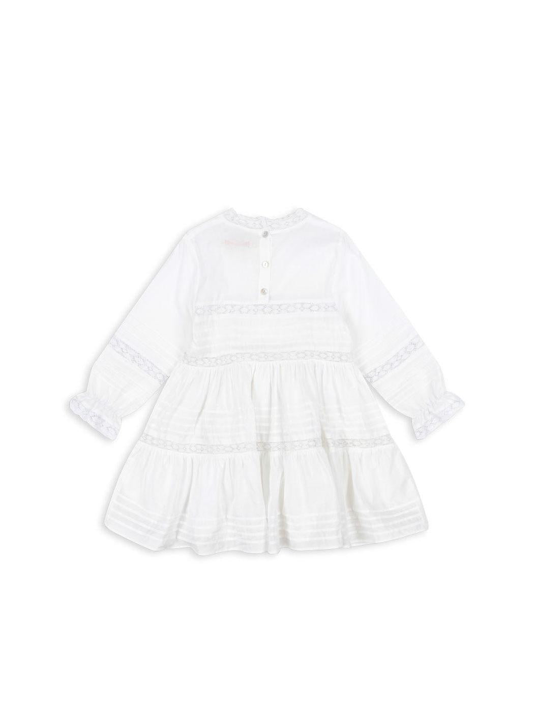 Orchid Dress, White, Organic