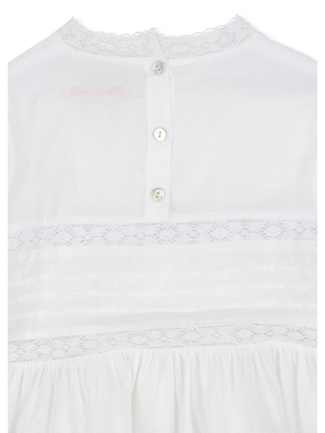 Orchid Dress, White, Organic