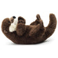 Otter Plush, Lying Backswimmer, Eco-Line 100% Recycled