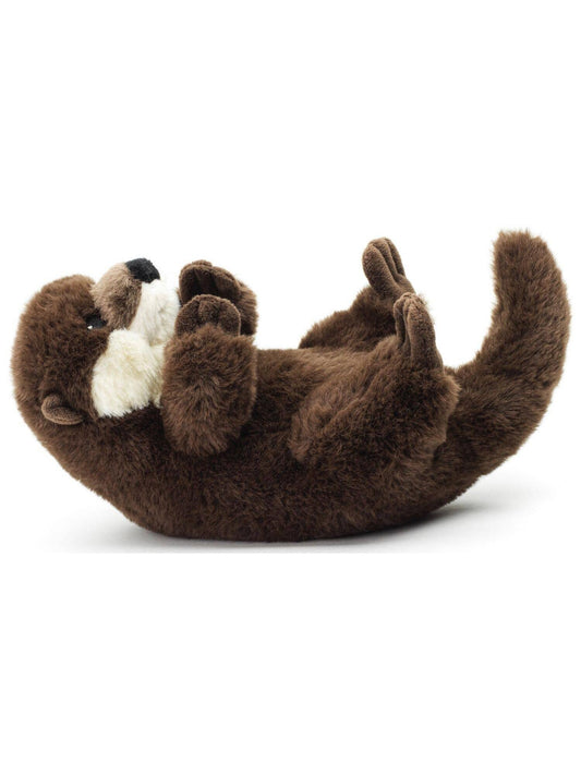 Otter Plush, Lying Backswimmer, Eco-Line 100% Recycled