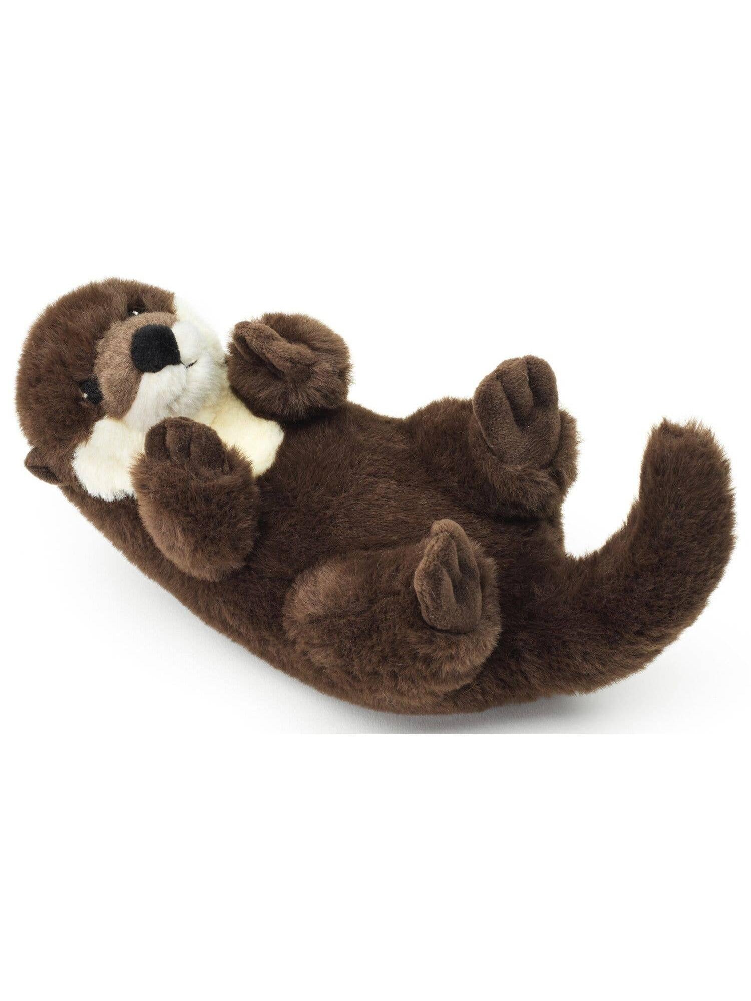 Otter Plush, Lying Backswimmer, Eco-Line 100% Recycled