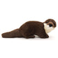 Otter Plush, Standing, Eco-Line 100% Recycled, 25 cm, Embroidered Eyes