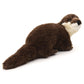 Otter Plush, Standing, Eco-Line 100% Recycled, 25 cm, Embroidered Eyes