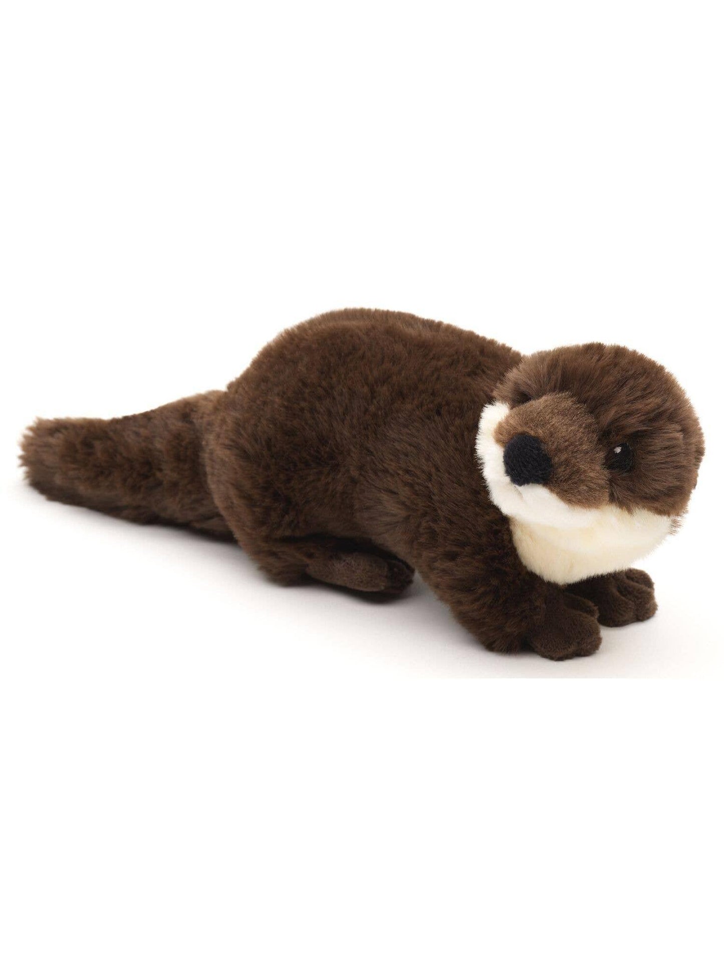 Otter Plush, Standing, Eco-Line 100% Recycled, 25 cm, Embroidered Eyes
