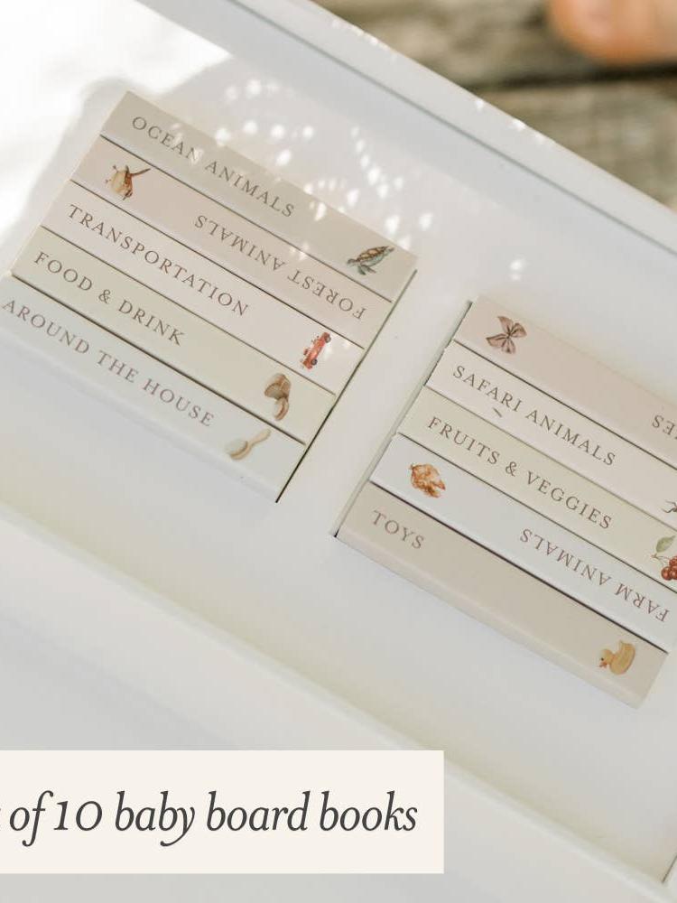 Our Very Little Library Board Book Set (10 Mini Board Books)