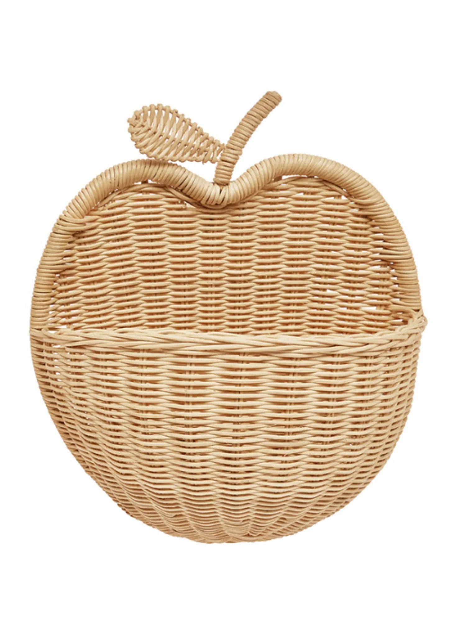 Oyoy, Apple Wall Basket, Nature, 100% Rattan