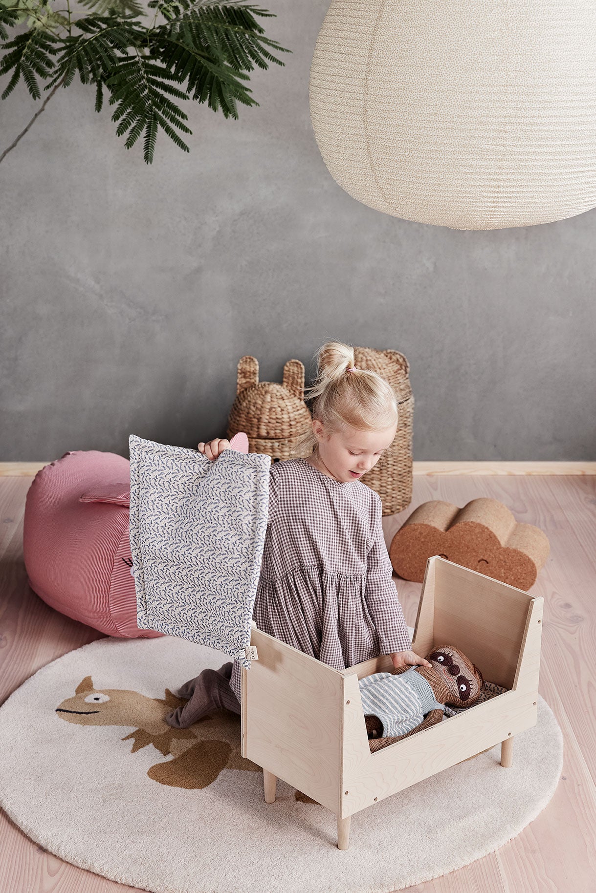 Oyoy, Sirola Doll Bedding With Mattress