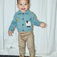 Baby Meadow Motley Cardigan, Overcast