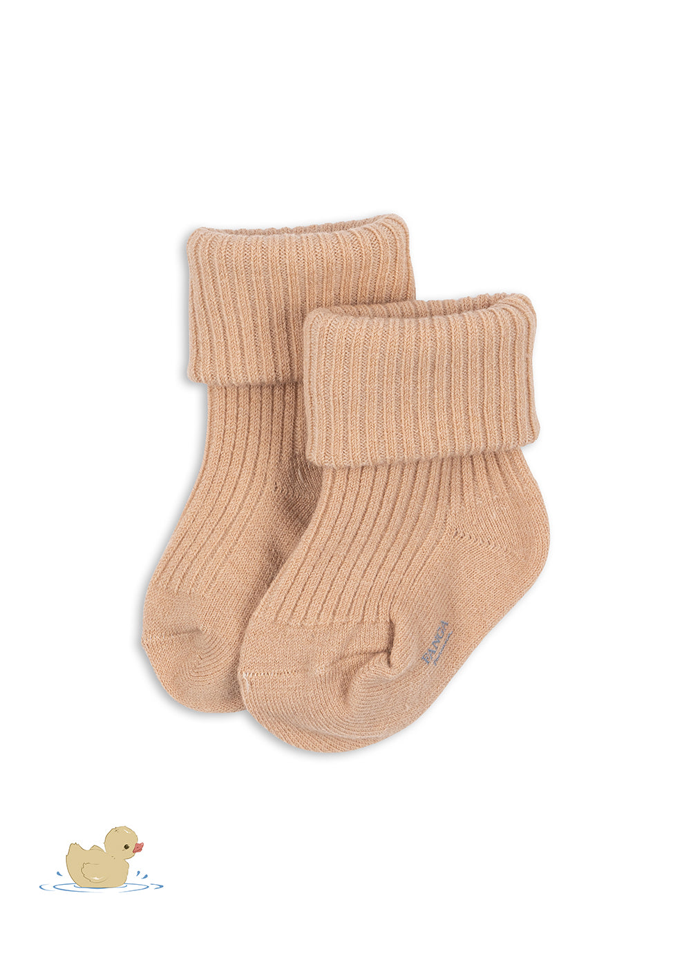 Lana Light knitted Socks, Cameo Rose.