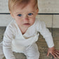 Pointelle Heart Leggings, Cream