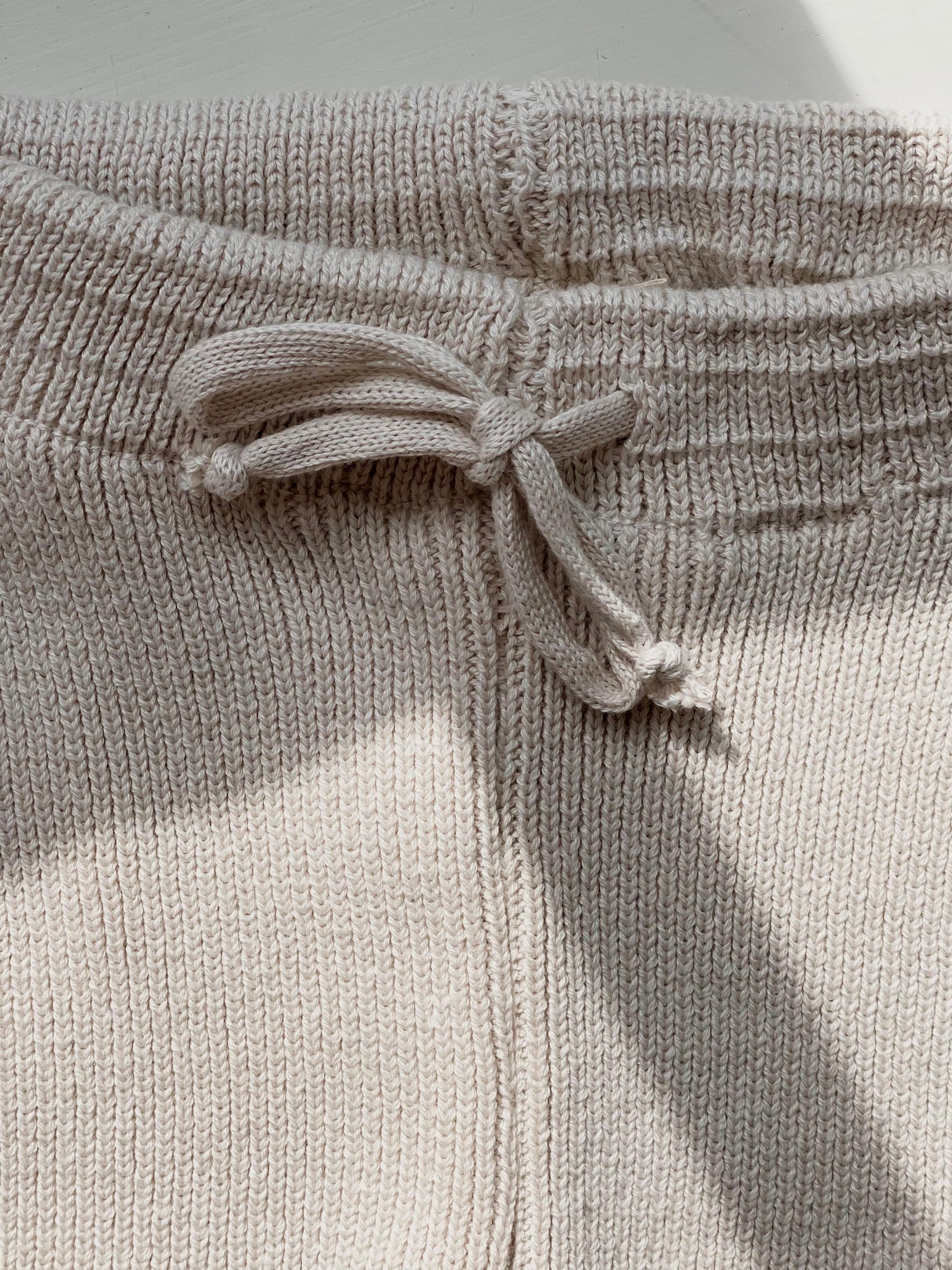 Pops Knit Leggings, Beige