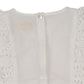 Posey Dress, White Broderie, Organic