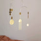 #2 Kinetic Brass Mobile, Small Wave Art, Handmade
