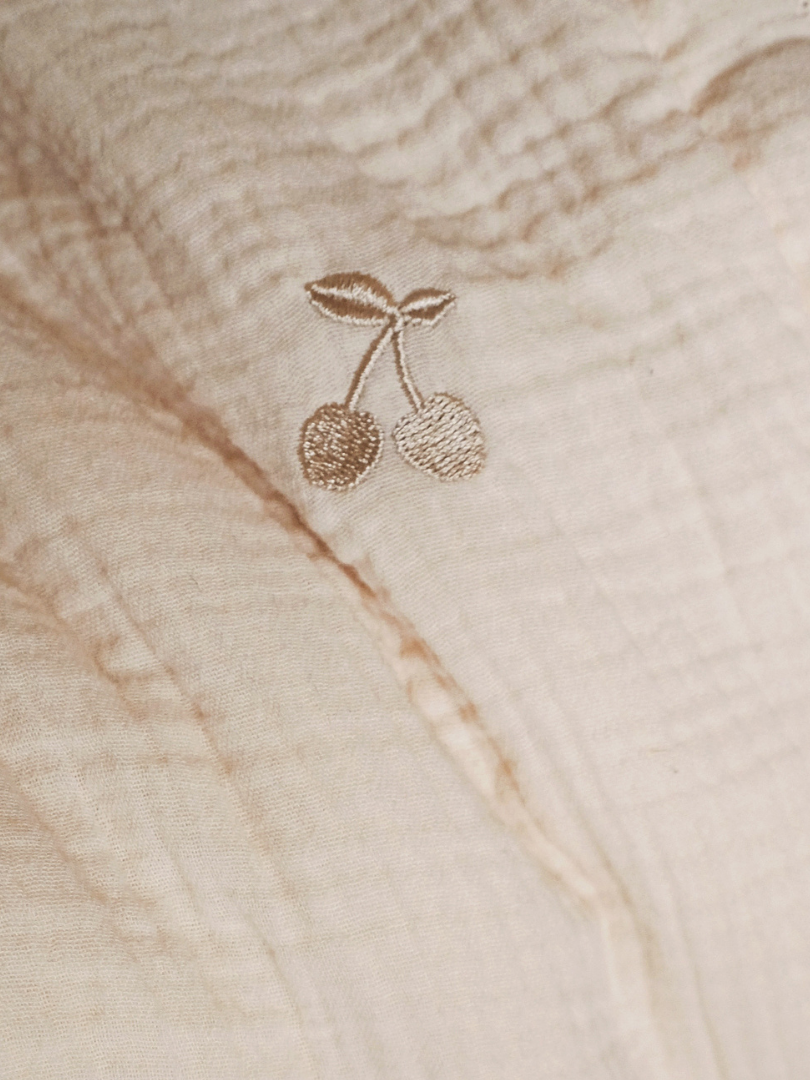 Quilted Cherry and Clover Plaid