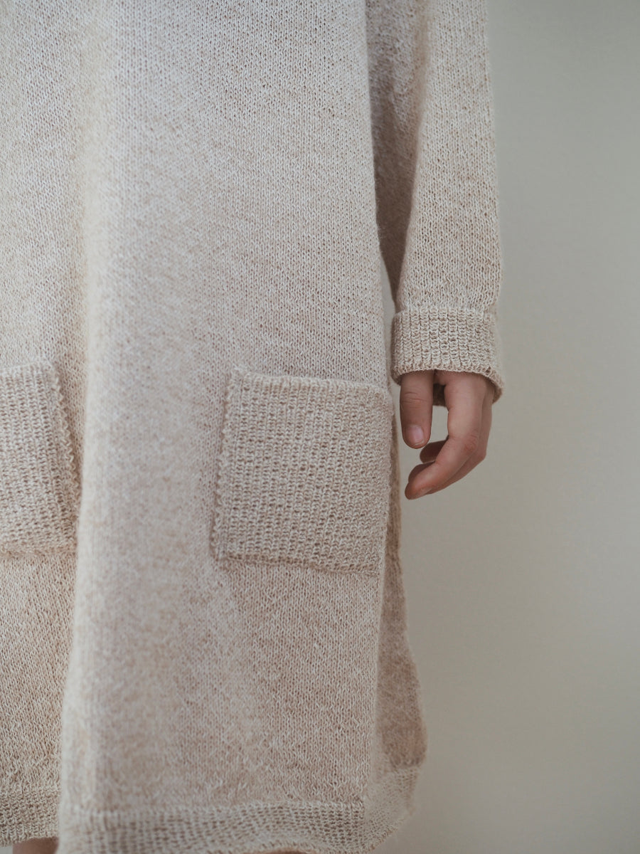 Ruffle Dress, Cream Twist,