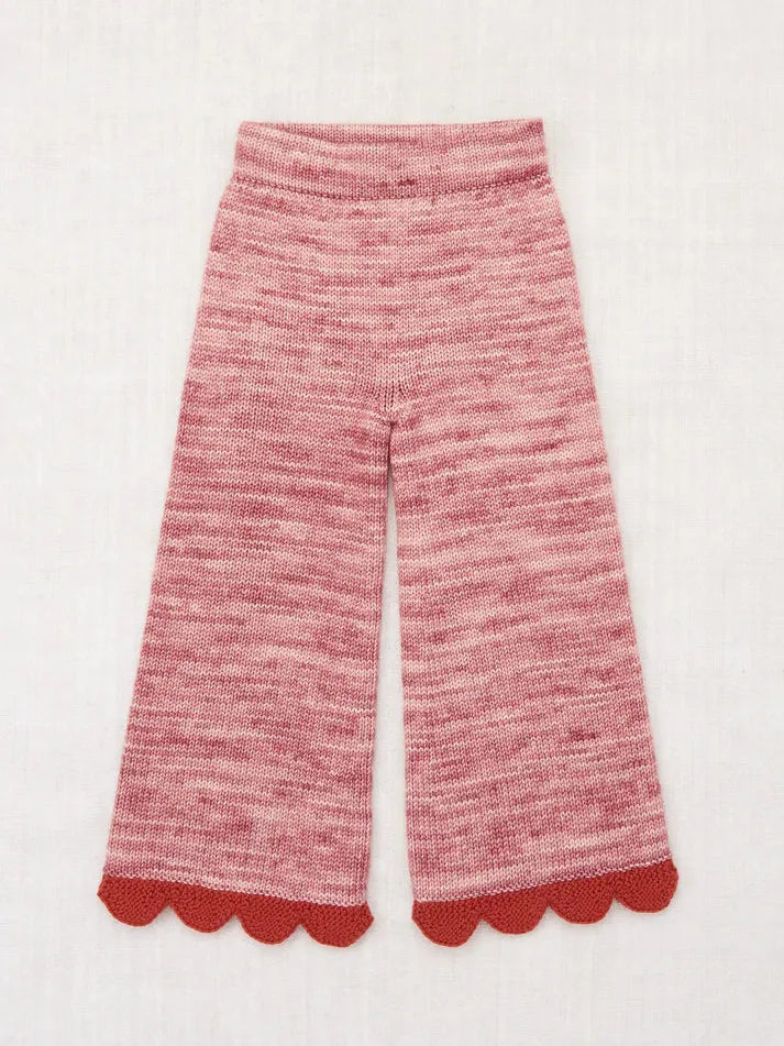 Scallop Edge Pants, Prairie Rose