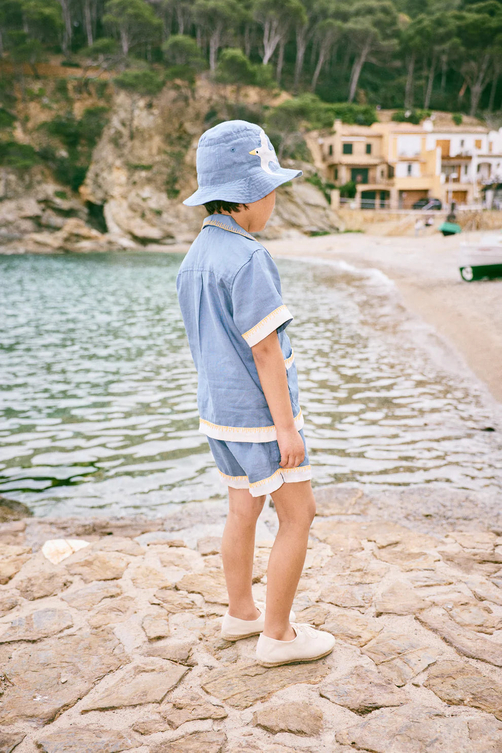 Seaside Bucket Hat, Blueslate