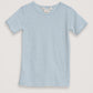 Serendipity, Kids T-Shirt Stripe, Aqua & Offwhite