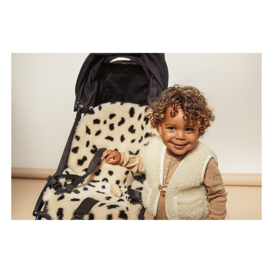 Sheepskin Snuggler, Leopard, Binibamba, 100% Merino Sheepskin