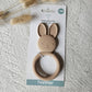Silicone Teether, Bunny Shape, BPA Free & Safe