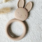 Silicone Teether, Bunny Shape, BPA Free & Safe