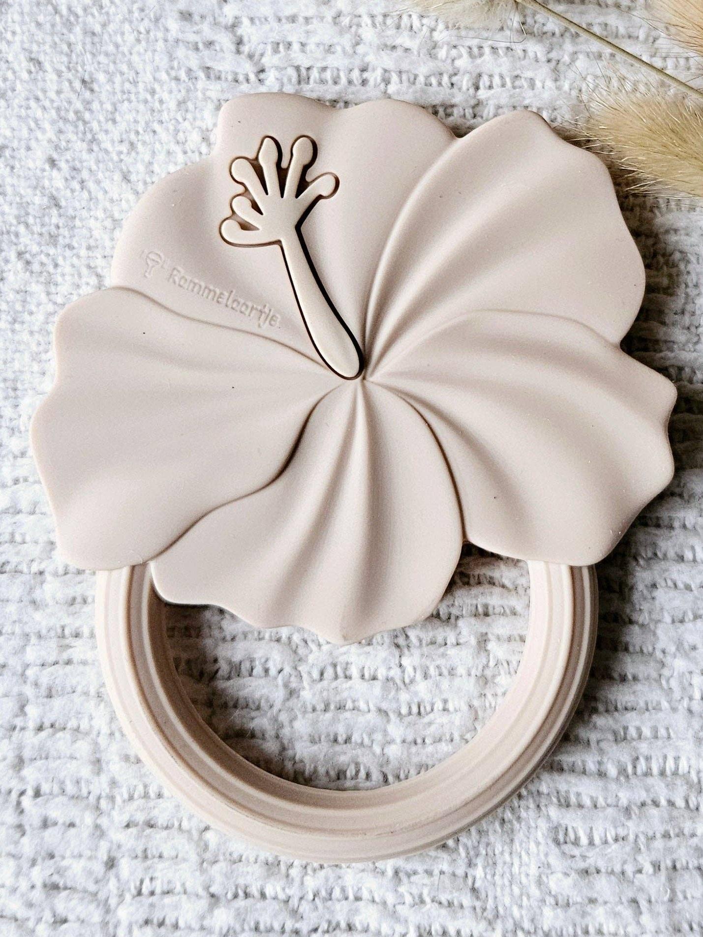 Silicone Teether, Hibiscus Shape – BPA Free & Safe