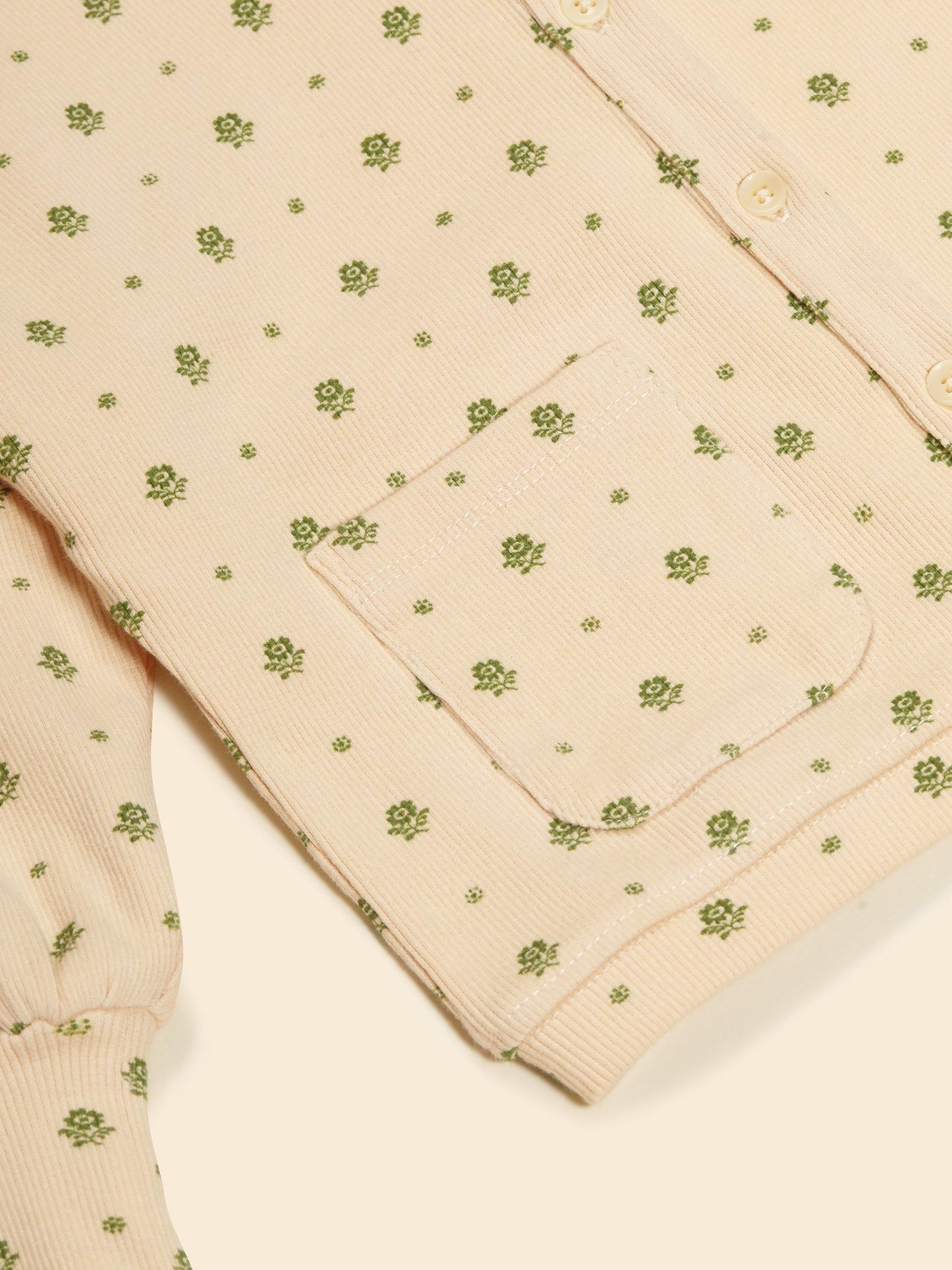 Simona Jersey Cardigan, Meadow Calico