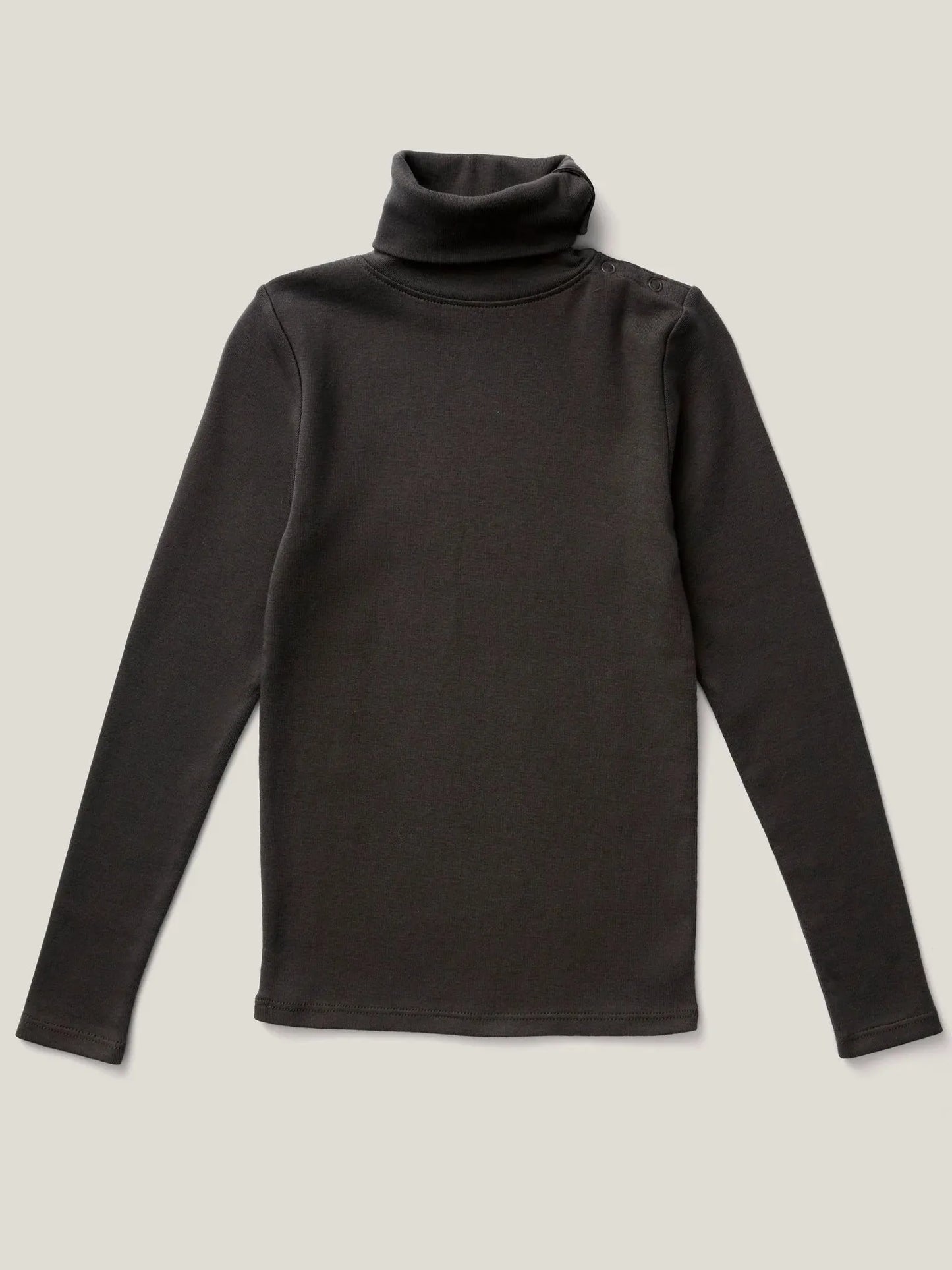 Snap Turtleneck, Shale.