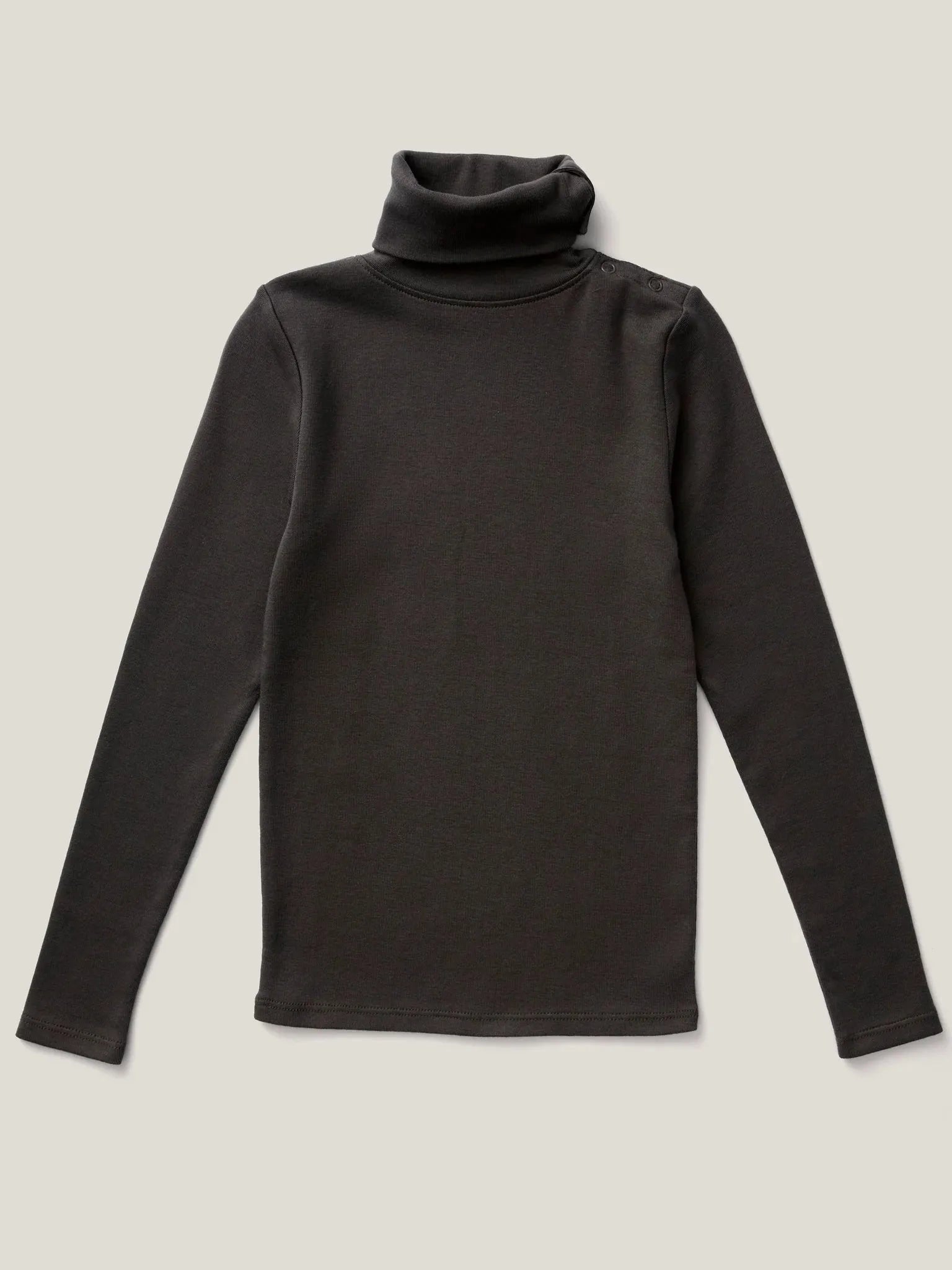 Snap Turtleneck, Shale.