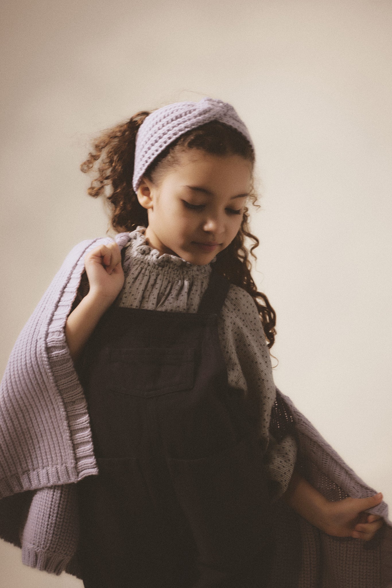 Soor Ploom, Kids Cardigan, Beatrice, Bergamot