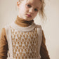 Soor Ploom, Girls Knit Wool Dress, Mathilda, Spice