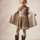 Soor Ploom, Girls Knit Wool Dress, Mathilda, Spice