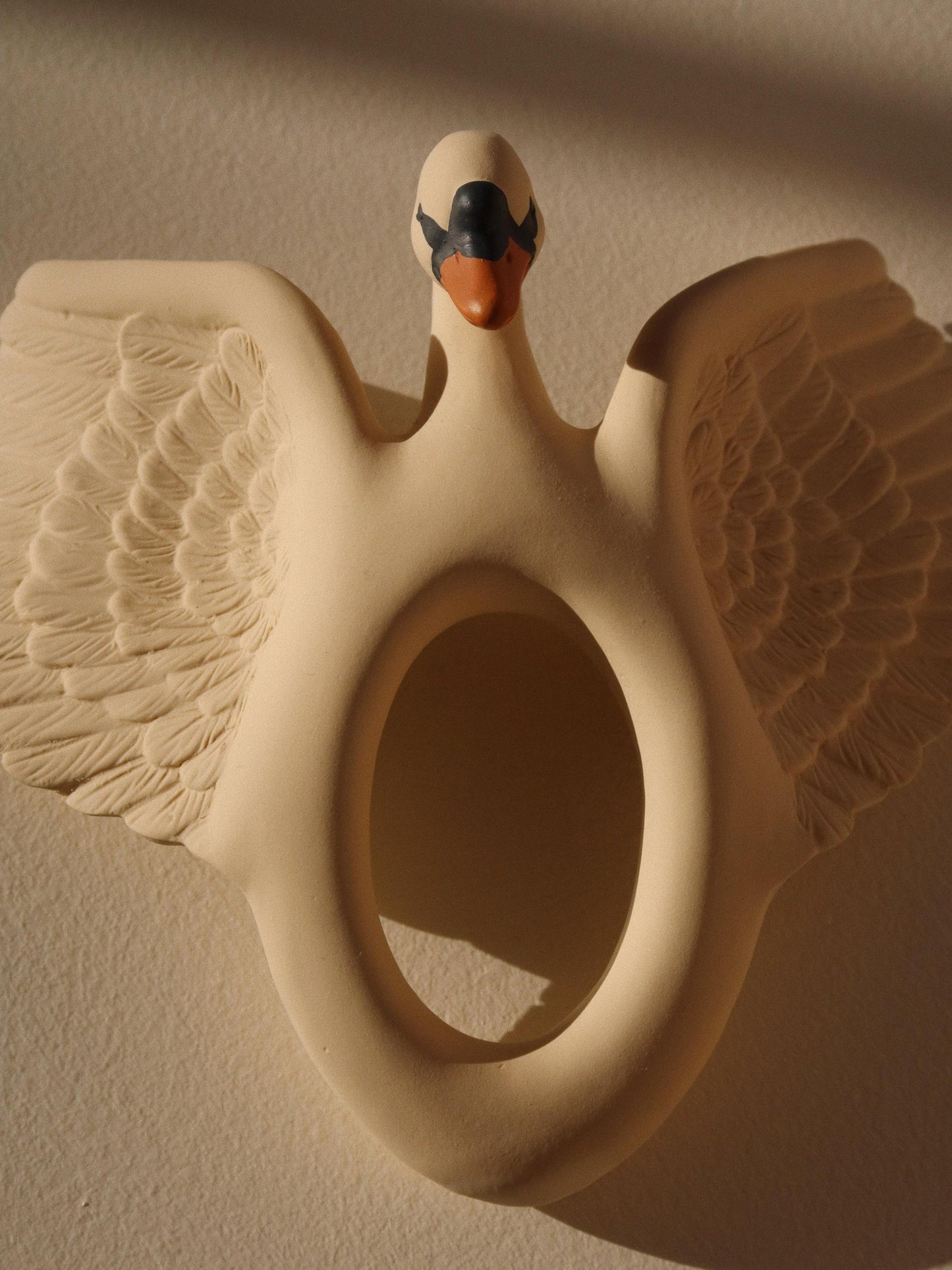 Swan Teether, Off White