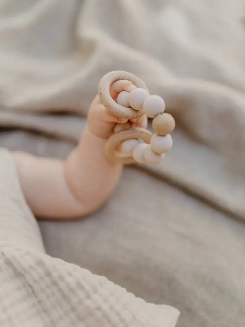 Teething Ring 'Powder Rose'