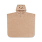 Terry Poncho Animal, Bear, Smoke Grey