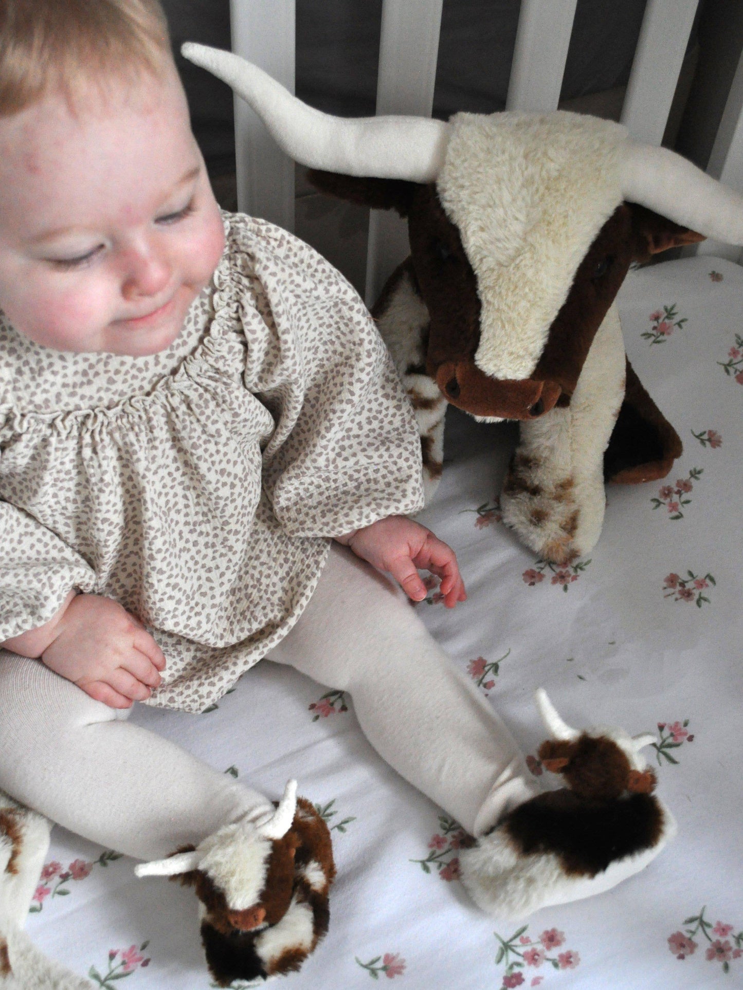 Texas Longhorn Highland  Medium Soft Toy Cow, 23cm