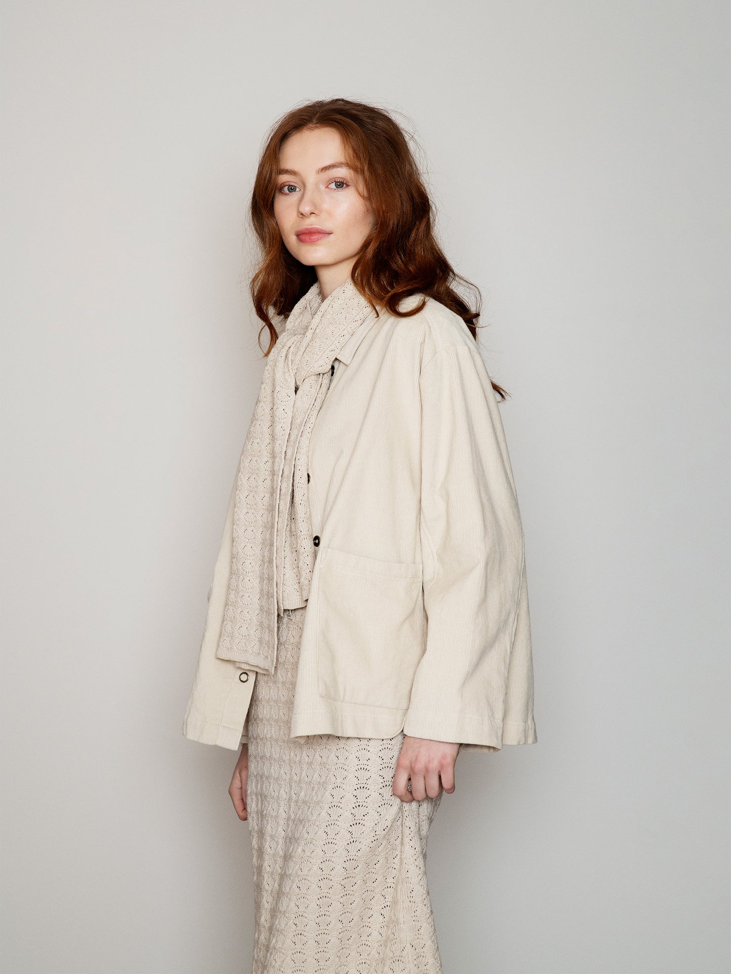 Texture Dress, Oyster