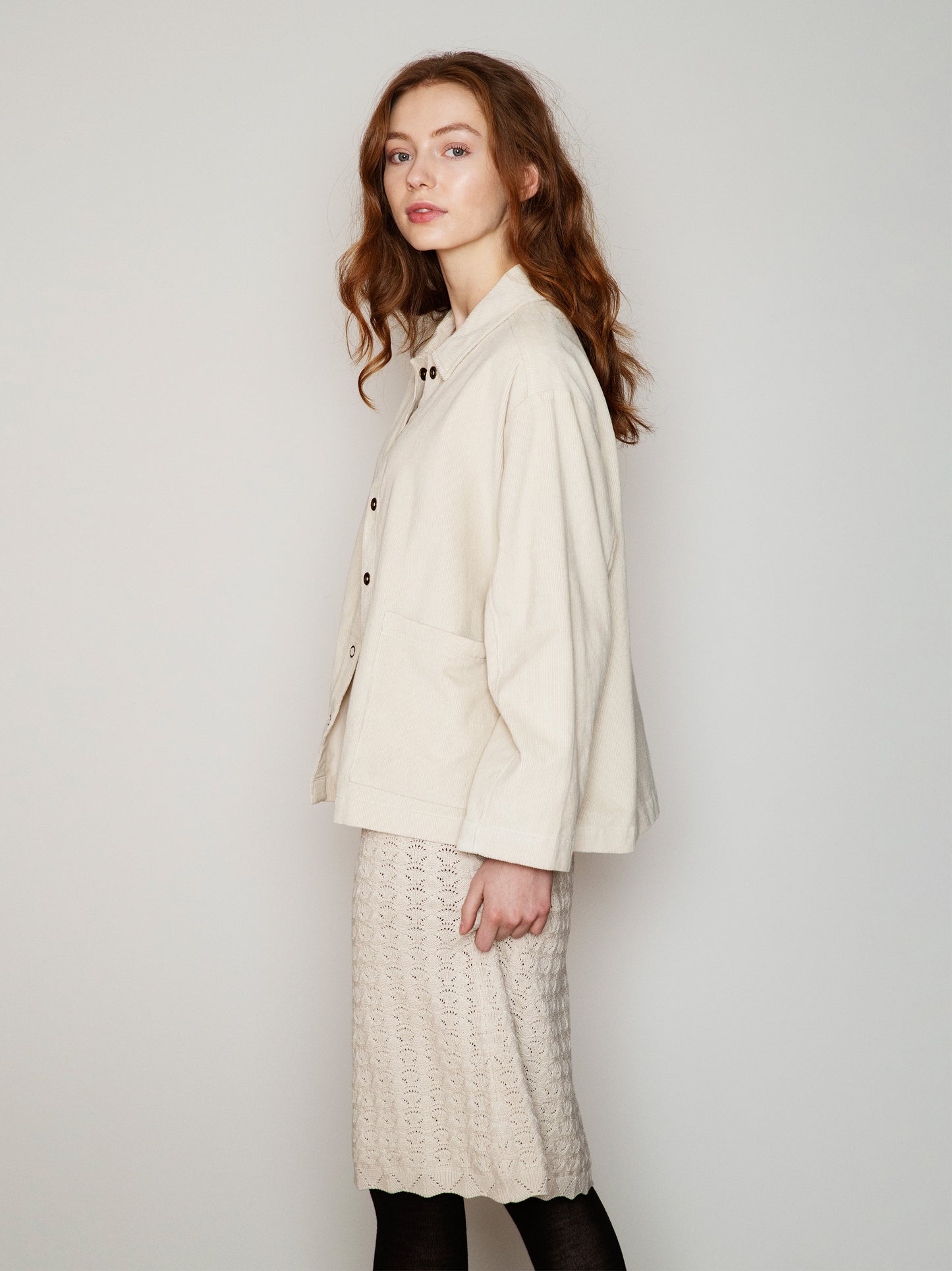 Texture Dress, Oyster