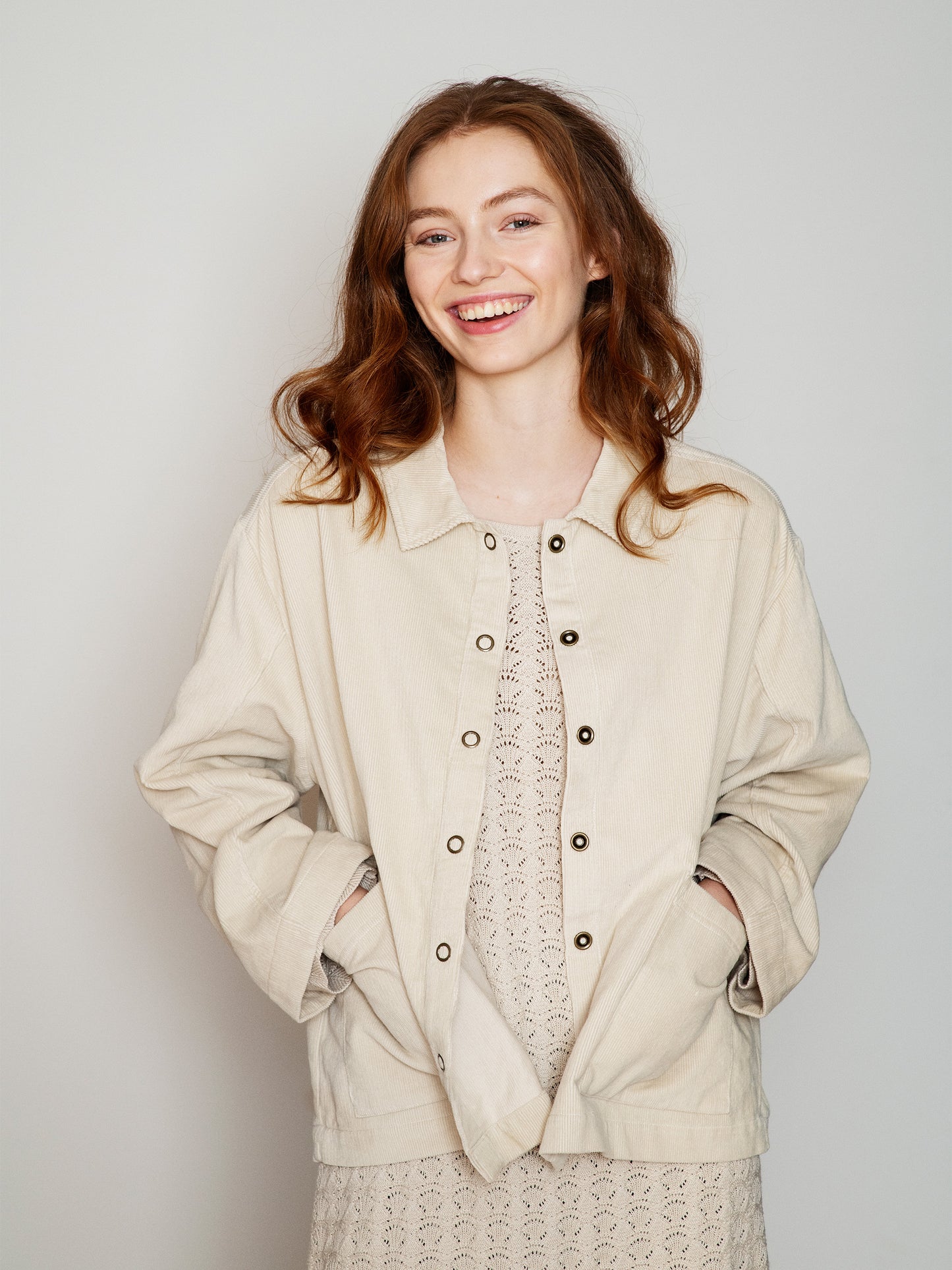 Texture Dress, Oyster