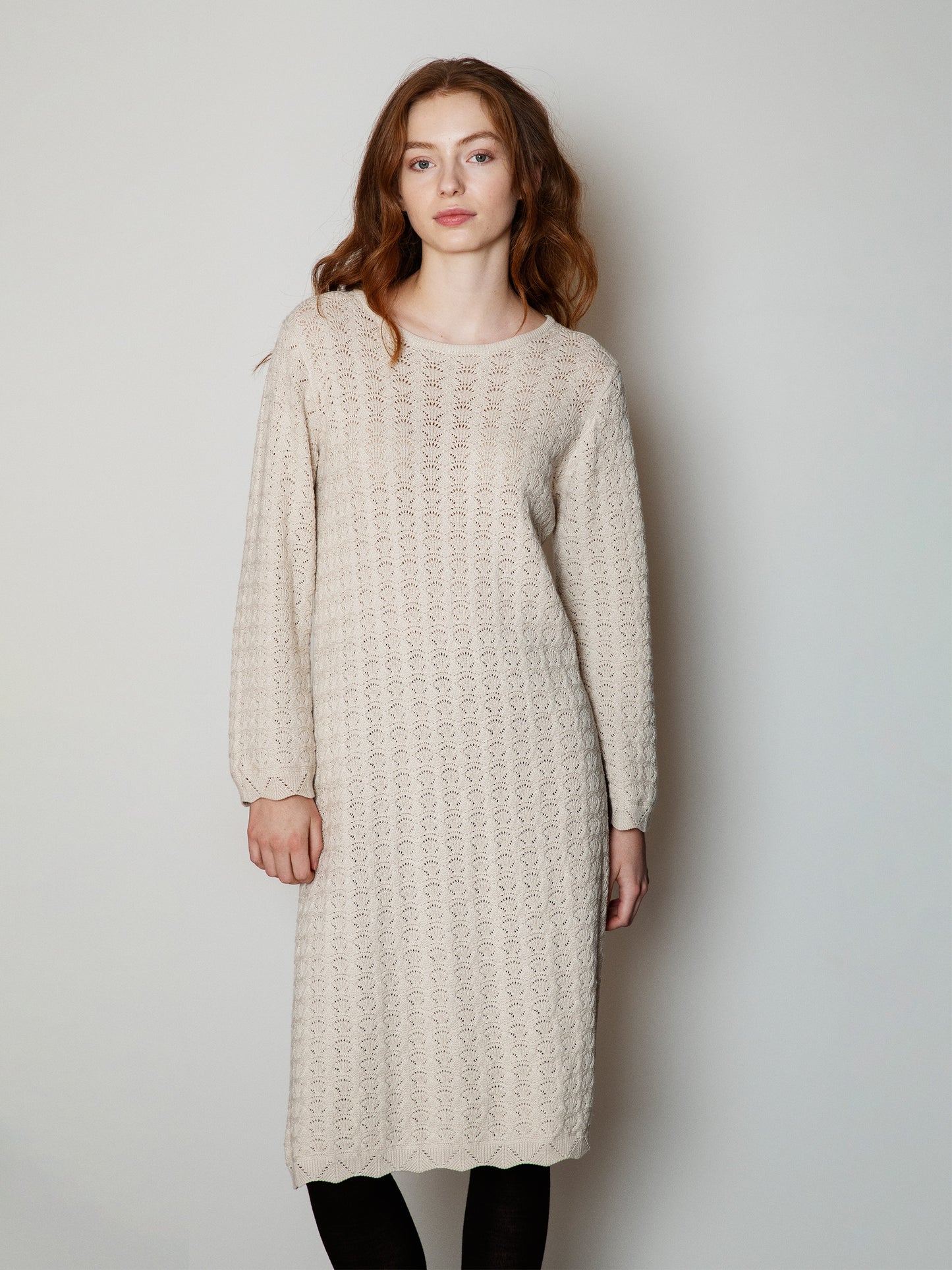 Texture Dress, Oyster