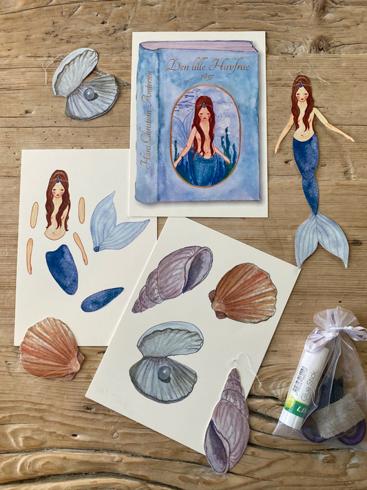 The Little Mermaid Paper Mobile Craft Kit – With Audio Fairy Tale