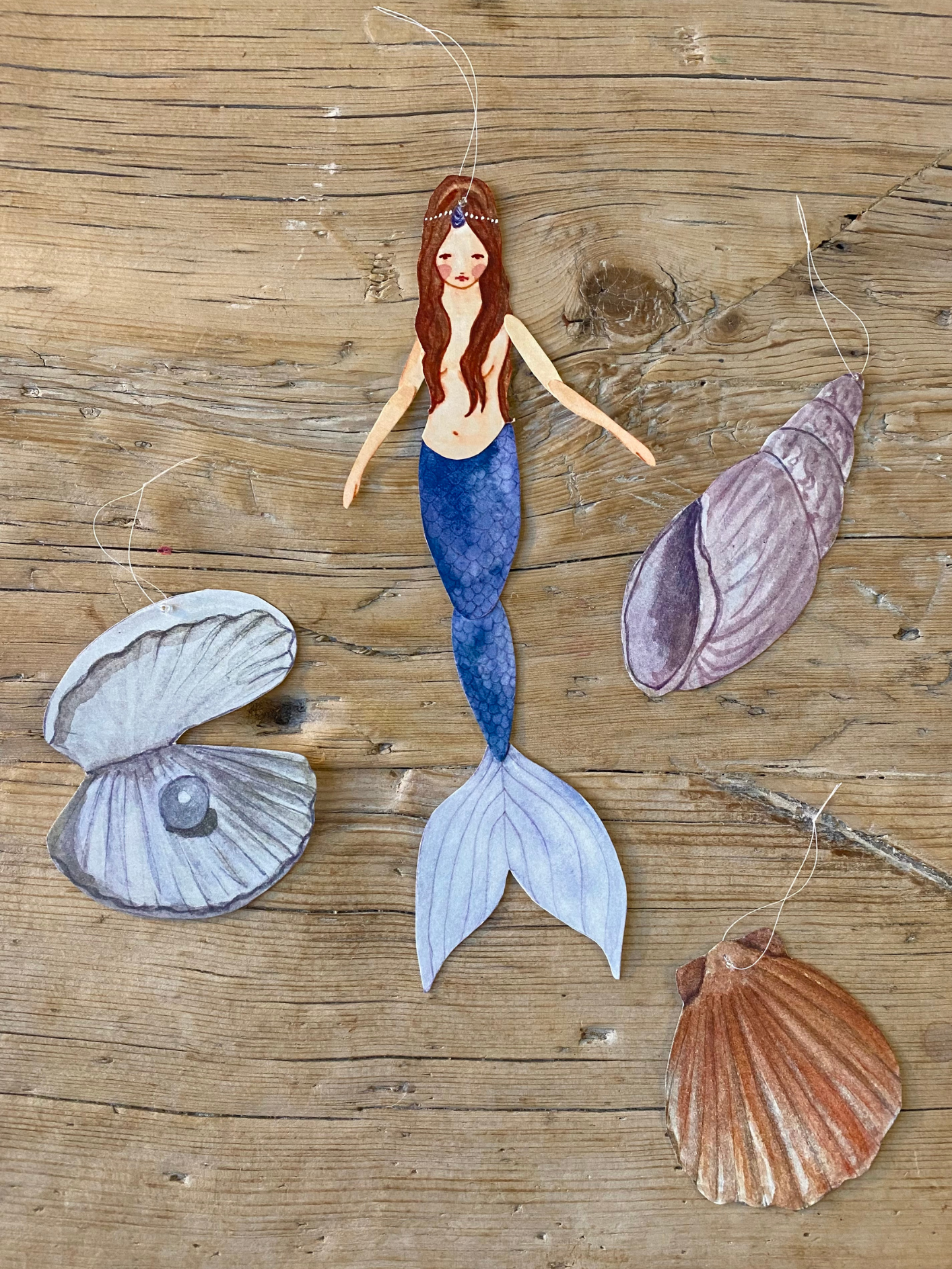 The Little Mermaid Paper Mobile Craft Kit – With Audio Fairy Tale