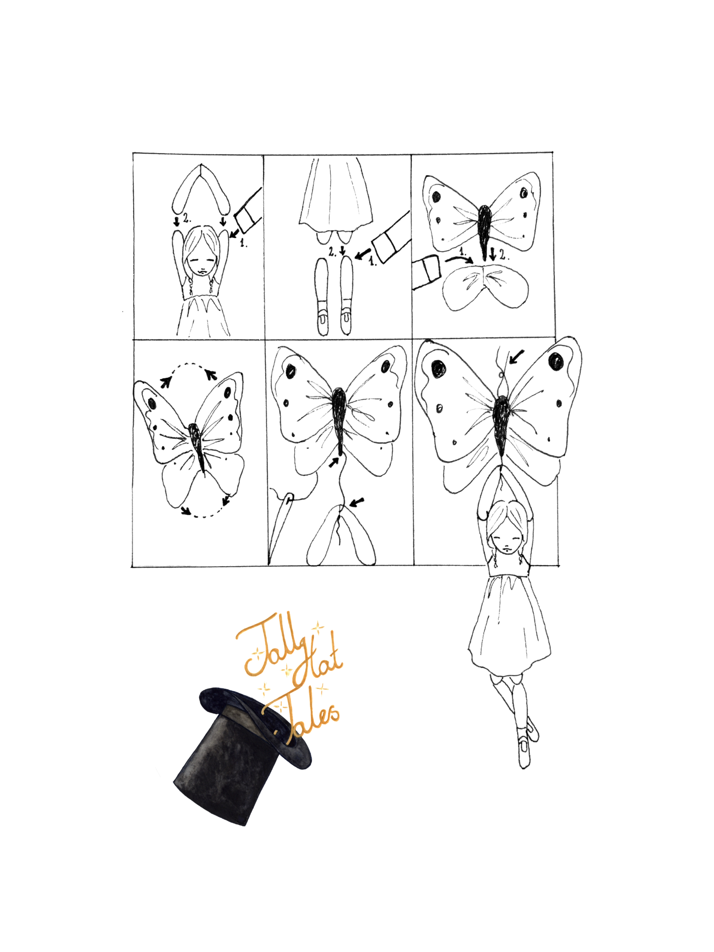 Thumbelina & Butterfly Paper Mobile Craft Kit – With Audio Fairy Tale