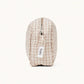 Toiletry Bag, Beige Gingham