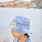 Misha & Puff, Seaside Bucket Hat, Blueslate