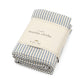 3 Pack Muslin Cloths - Stripe Blue