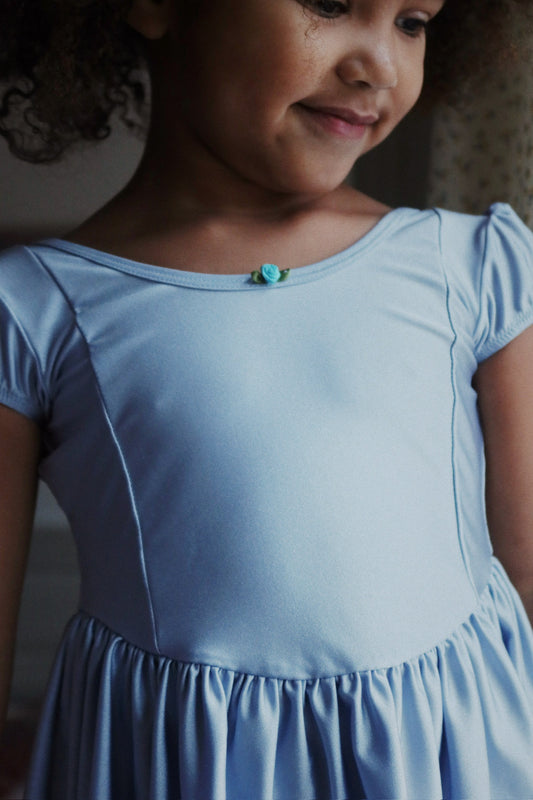 Konges Sløjd - Mousse Puff Dress, Zen Blue